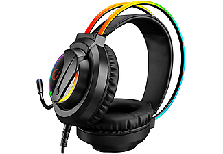 RAMPAGE RM-K17 X-Monarch USB 7.1 RGB Headband Mikrofonlu Oyuncu Kulak Üstü Kulaklık Siyah_3