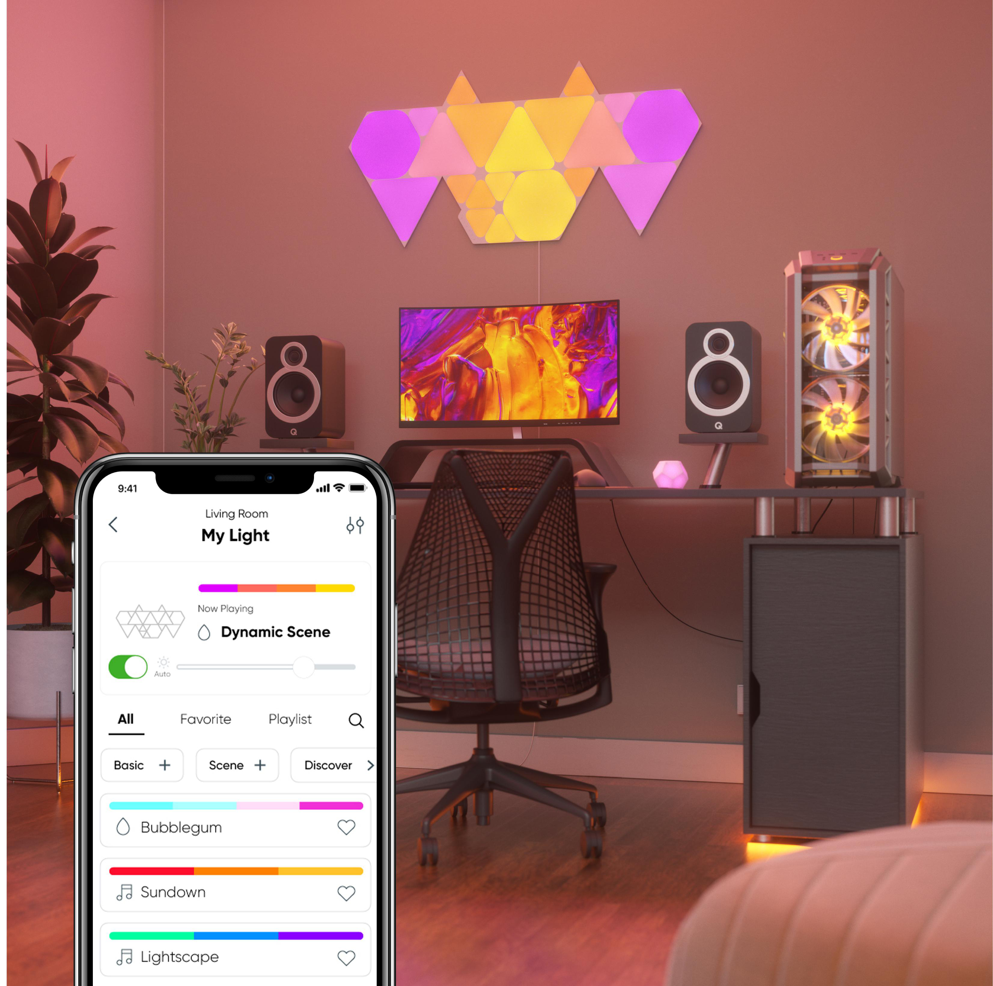 NANOLEAF Shapes Triangles Expansion Pack Multicolor / Warmweiß / Tageslichtweiß