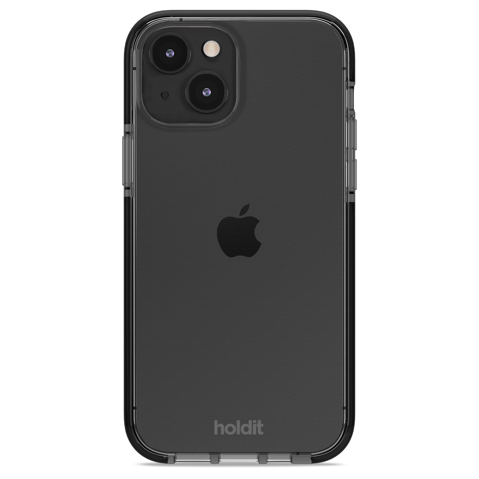 HOLDIT Seethru Case, Backcover, 14/13, iPhone Black Apple