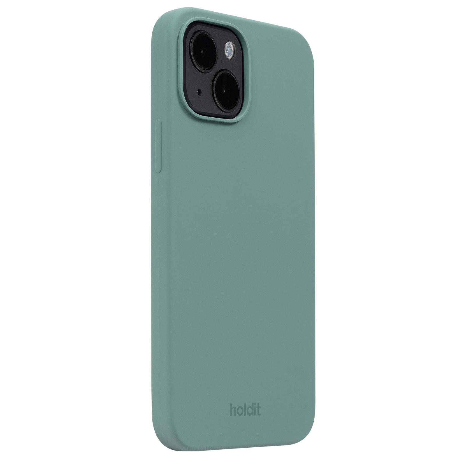 HOLDIT Silicone Case, Backcover, Apple, iPhone Green 14/13, Moss