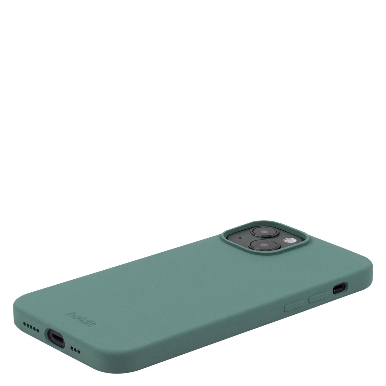 HOLDIT Silicone Case, Backcover, Apple, iPhone Green 14/13, Moss
