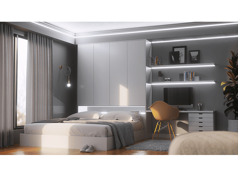 Thumbnail - NANOLEAF Essentials Smart Light 1m Strip Expansion Multicolor / Warmweiß Tageslichtweiß