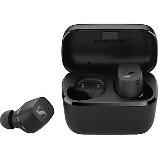 Auriculares True Wireless - Sennheiser CX 200 True Wireless Black, Bluetooth, Cancelación ruido, Con micrófono, Resistente al agua, Negro             