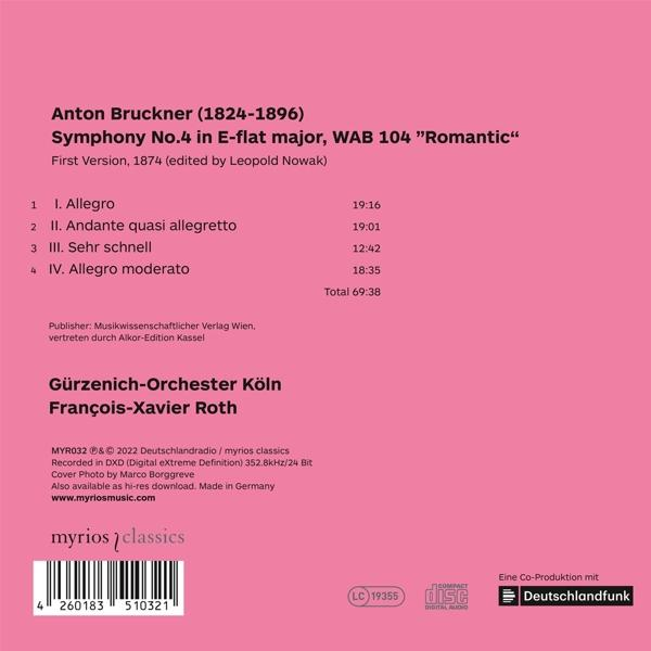 Gurzenich-orchester Koln Francois-x - Sinfonie 4 (First Version,1874)  - (CD)