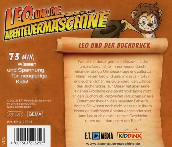 Cover-Art einer DVD: Ein Löwen-Cartoon hält einen Hut, mit deutschem Text.