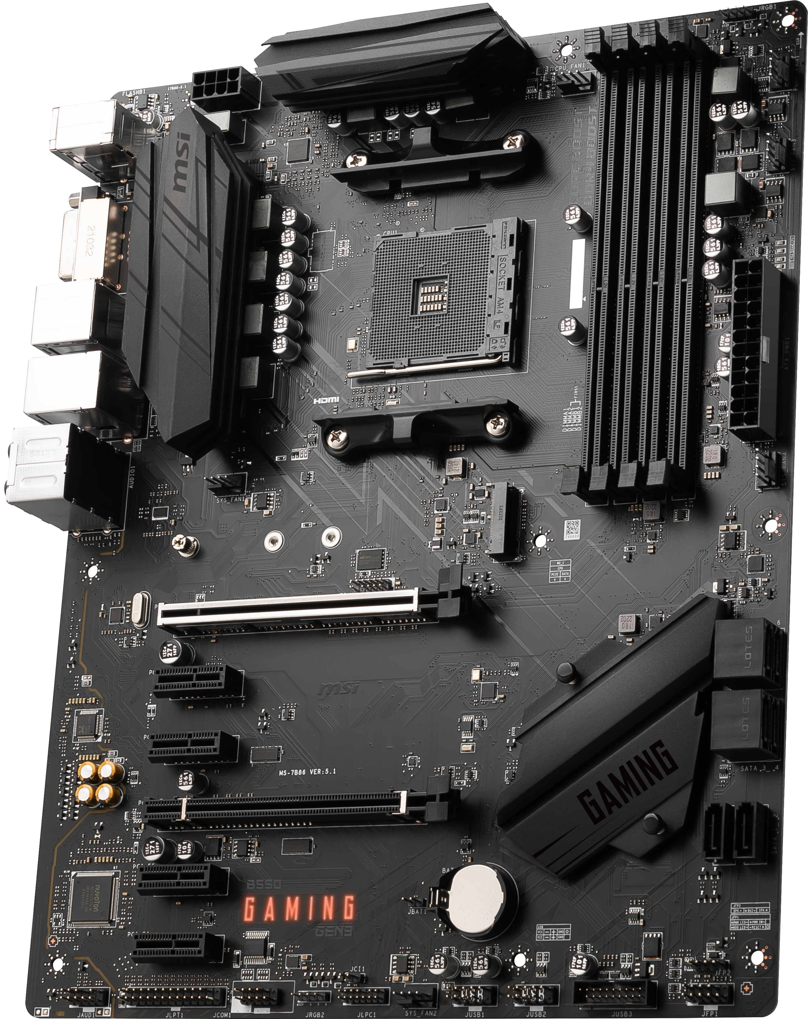 MSI B550 GAMING GEN3 Mainboard Schwarz