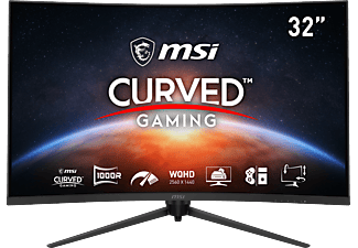 MSI Optix G321CQPDE - Gaming Monitor, 31.5 ", WQHD, 165 Hz, Schwarz