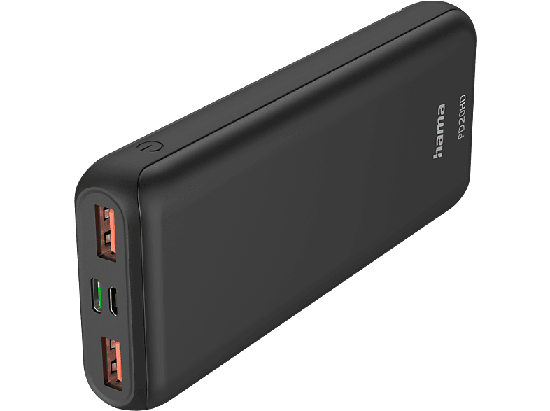 Hama Powerbank Pd20-hd 20000 Mah Antraciet (201663)