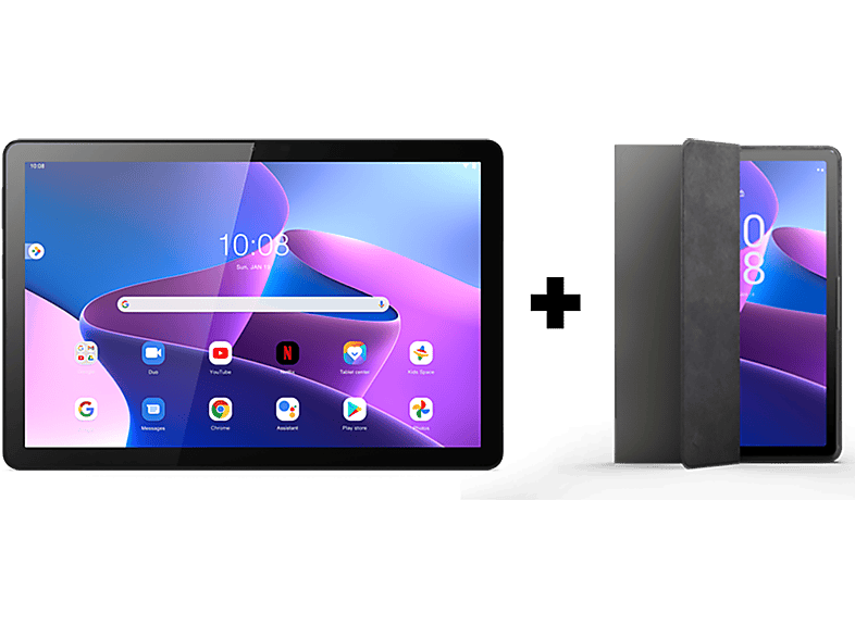 Lenovo Tab M10 Plus (3rd Gen) 128gb Wifi Grijs + Folio Case