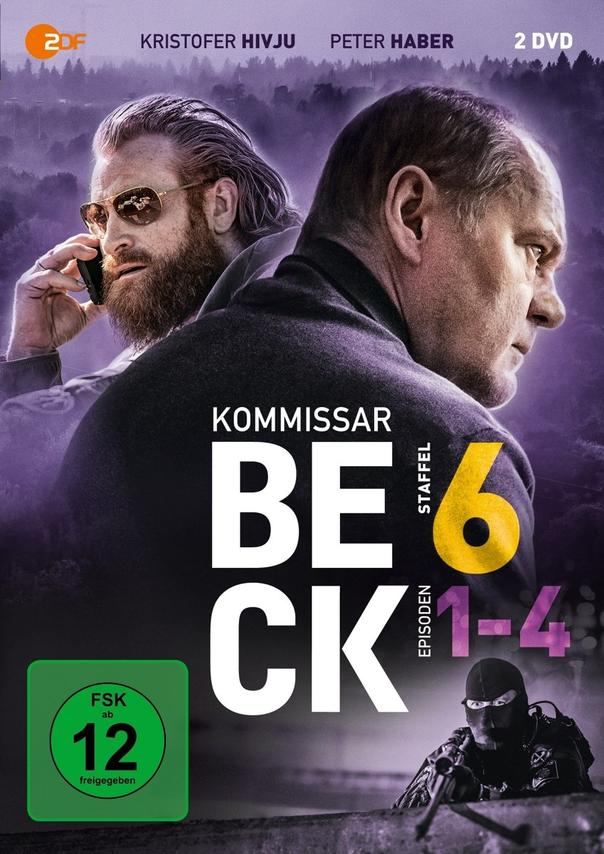 DVD-Cover von Kommissar Beck, mit zwei Männern auf der Vorderseite. Text auf Deutsch.