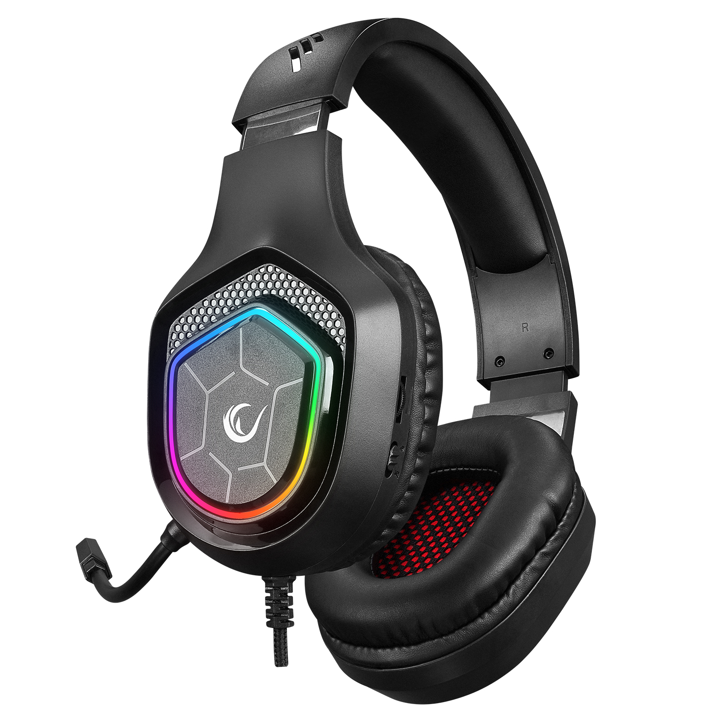RAMPAGE RM-K90 Vector RGB Led 3.5mm Mikrofonlu Oyuncu Kulak Üstü