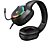 RAMPAGE RM-K90 Vector RGB Led 3.5mm Mikrofonlu Oyuncu Kulak Üstü Kulaklık Siyah