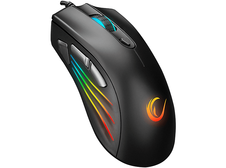 RAMPAGE SMX-R33 Limbo Makrolu 6400dpi RGB Ledli Gaming Mouse Siyah_1