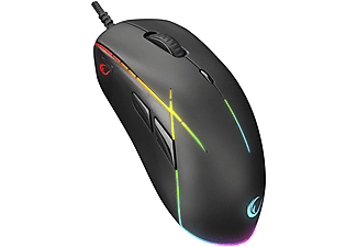 RAMPAGE SMX-R115 Gear-X 6400dpi Hareketli RGB Işıklı 9 Adet Makro Tuşlu Gaming Mouse Siyah_1