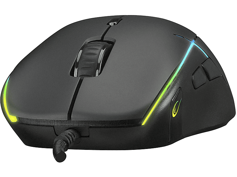 RAMPAGE SMX-R115 Gear-X 6400dpi Hareketli RGB Işıklı 9 Adet Makro Tuşlu Gaming Mouse Siyah_2