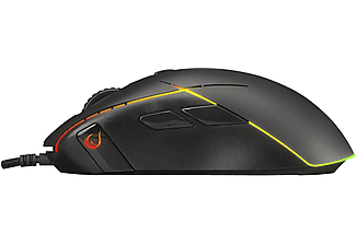 RAMPAGE SMX-R115 Gear-X 6400dpi Hareketli RGB Işıklı 9 Adet Makro Tuşlu Gaming Mouse Siyah_3