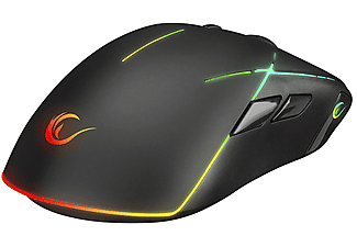 RAMPAGE SMX-R115 Gear-X 6400dpi Hareketli RGB Işıklı 9 Adet Makro Tuşlu Gaming Mouse Siyah_4