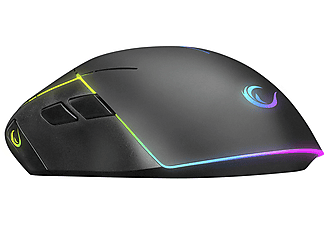 RAMPAGE SMX-R115 Gear-X 6400dpi Hareketli RGB Işıklı 9 Adet Makro Tuşlu Gaming Mouse Siyah_5