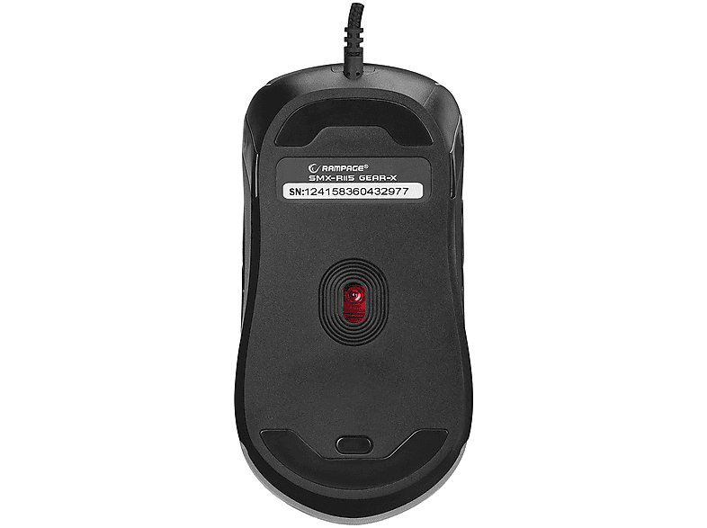 RAMPAGE SMX-R115 Gear-X 6400dpi Hareketli RGB Işıklı 9 Adet Makro Tuşlu Gaming Mouse Siyah_6