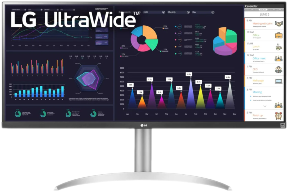 LG Écran 29WQ600-W 29" Full-HD Ultrawide (29WQ600-W.AEU)