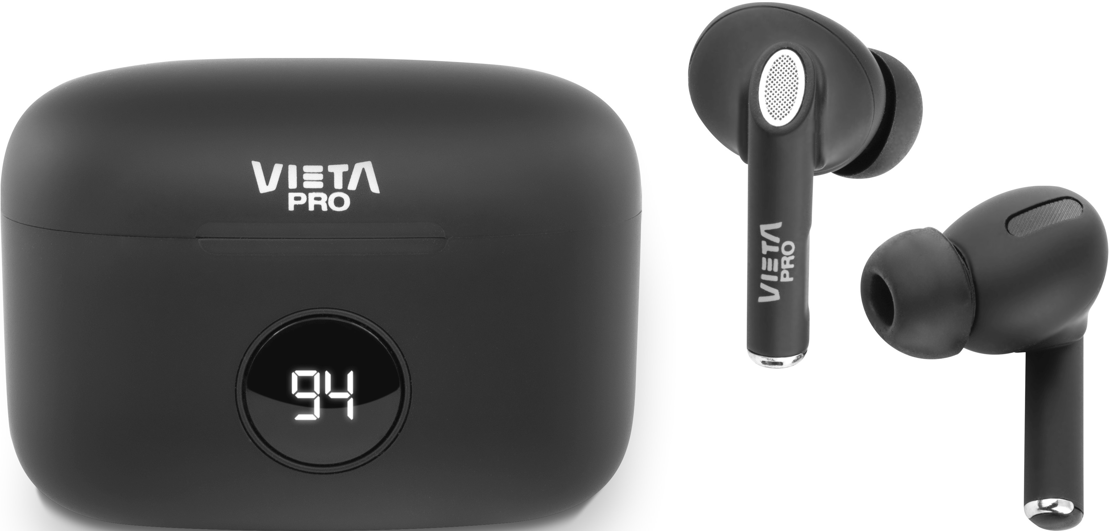 VIETA PRO Fade ANC - True Wireless Kopfhörer (In-ear, Schwarz)
