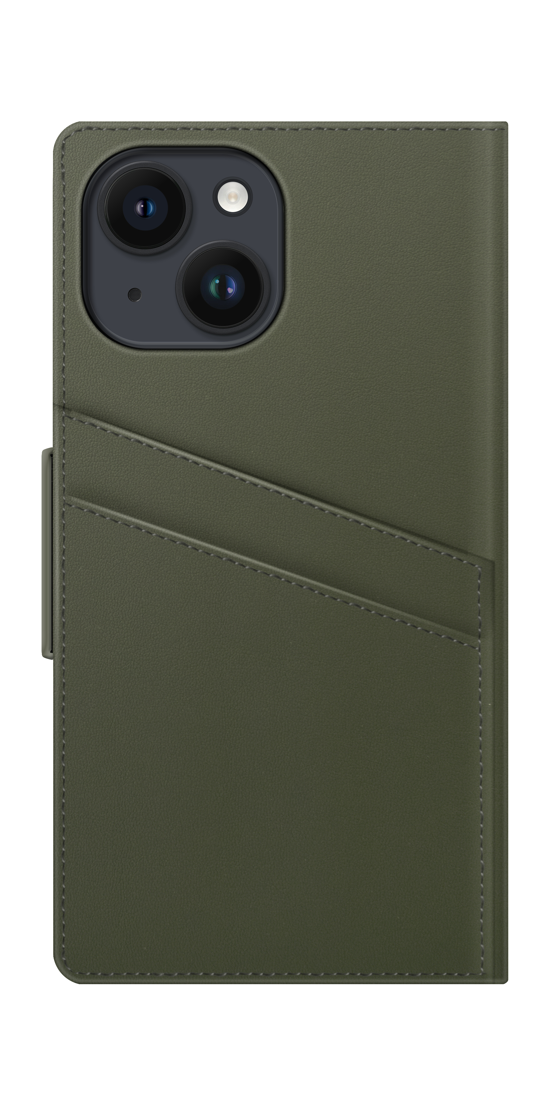 IDEAL OF SWEDEN Atelier Wallet, Bookcover, Apple, iPhone 14/13, Intense Khaki