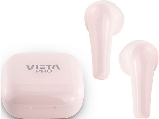 VIETA PRO Feel - Cuffie senza fili reali (In-ear, Rosa)