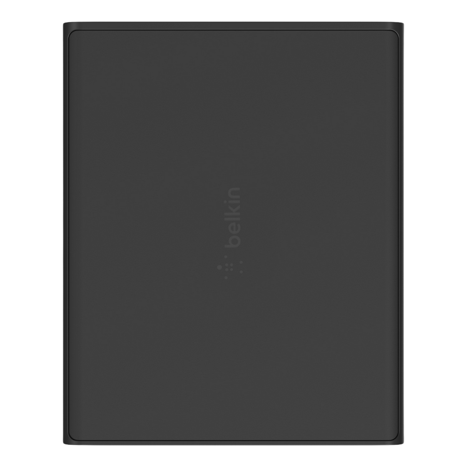 Black rectangular device with Belkin logo in white.
