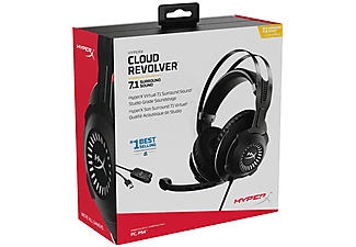 HYPERX Cloud Revolver 7.1 Oyuncu Kulak Üstü Kulaklık Siyah 4P5K5AA_2