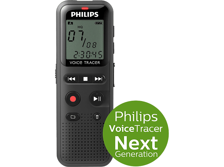 PHILIPS DVT1160 VoiceTracer Audio recorder kopen? MediaMarkt