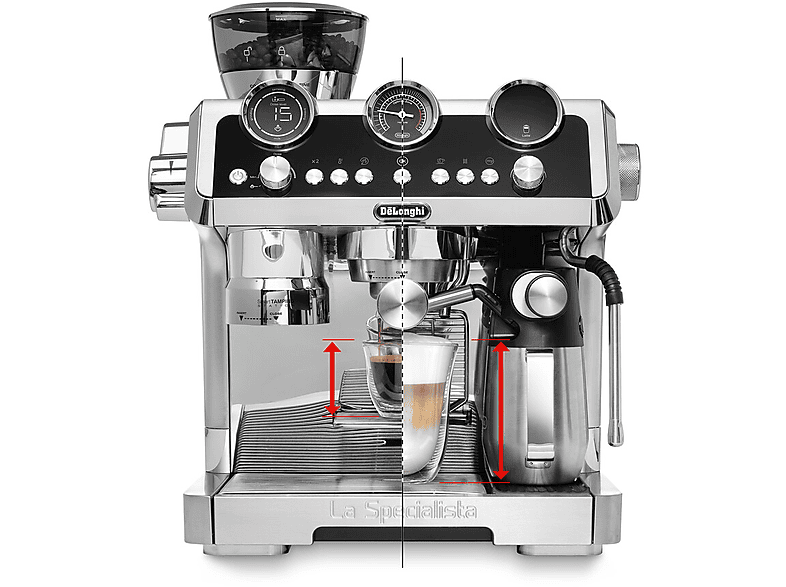 DE LONGHI La Specialista Maestro EC9865.M Metaal | Pistonmachine