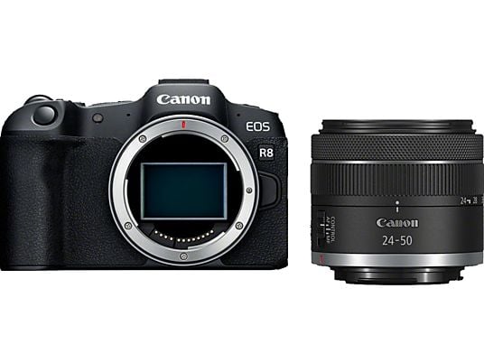 CANON EOS R8 Body + RF 24-50mm F4.5-6.3 IS STM - Fotocamera Nero