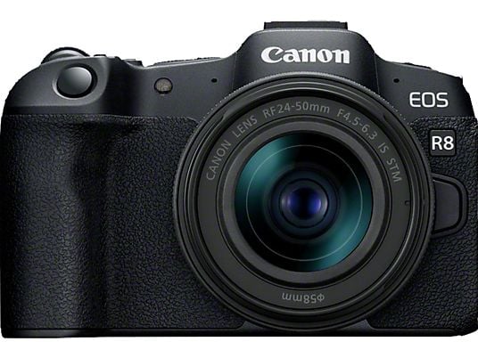 CANON EOS R8 Body + RF 24-50mm F4.5-6.3 IS STM - Appareil photo à objectif interchangeable Noir