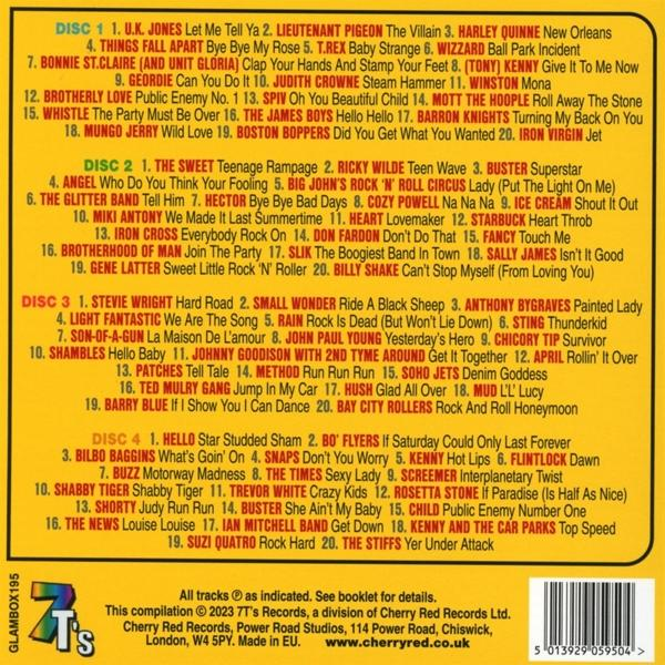 VARIOUS - Teenage Glampage-Can The Glam Vol.2 (4CD Box)  - (CD)