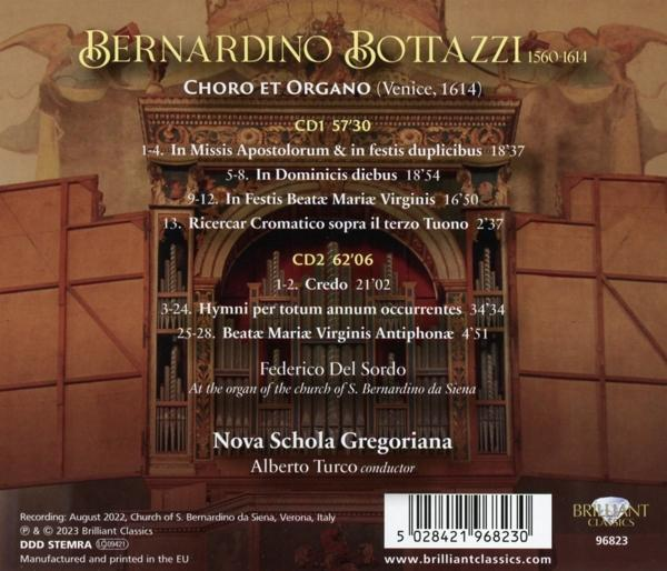 VARIOUS - Bottazzi:Choro Et Organo  - (CD)