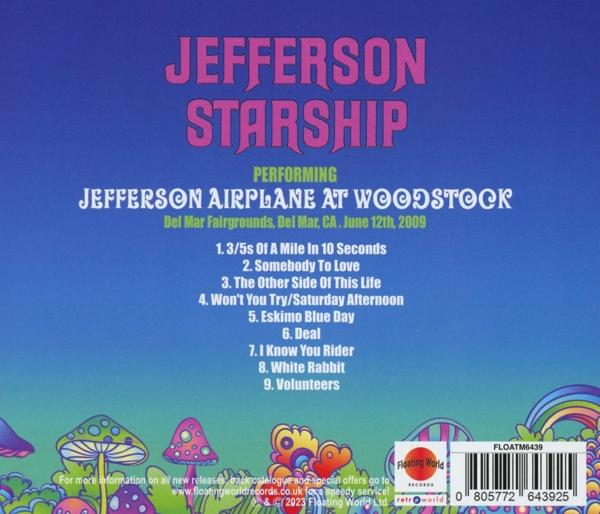Jefferson Starship - Performing Jefferson Airplane At Woodstock  - (CD)