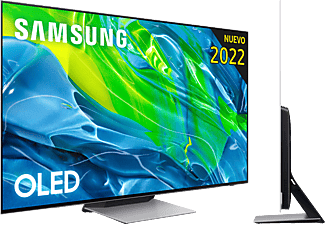 TV OLED 55" - Samsung QE55S95BATXXC, UHD 4K, Procesador Quantum 4K con IA, Smart TV, DVB-T2 (H.265), Plata