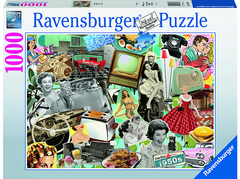 RAVENSBURGER Die 50er Jahre Puzzle Mehrfarbig