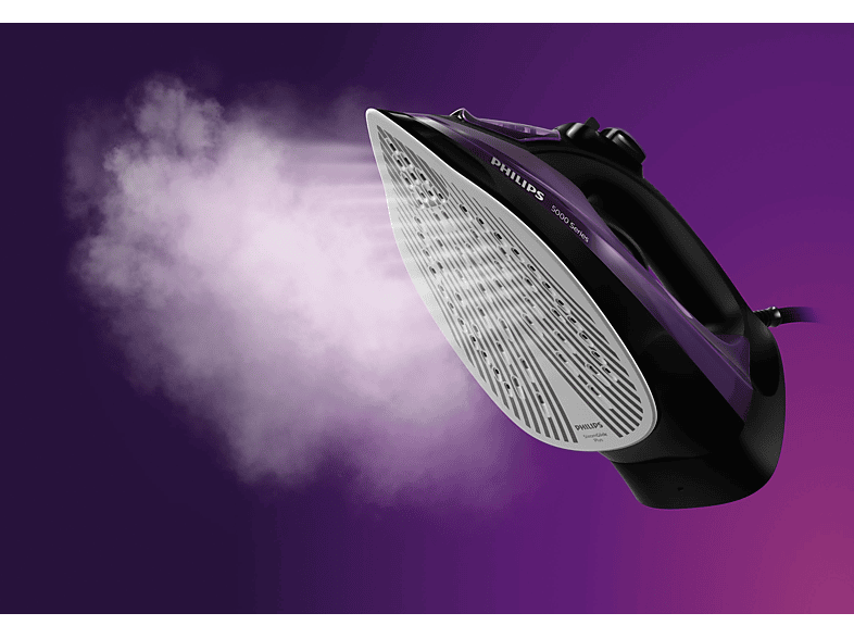 Thumbnail - PHILIPS DST5030/80 5000 Series Dampfstoß: 180 g/Min., 320ml, Dampfbügeleisen (2400 Watt, SteamGlide Plus )