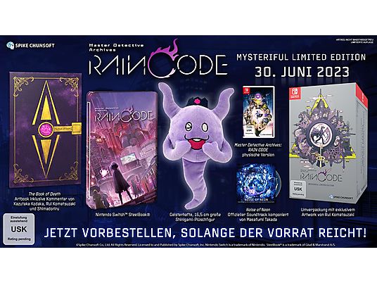 Master Detective Archives: Rain Code - Mysteriful Limited Edition - Nintendo Switch - Deutsch, Französisch, Italienisch