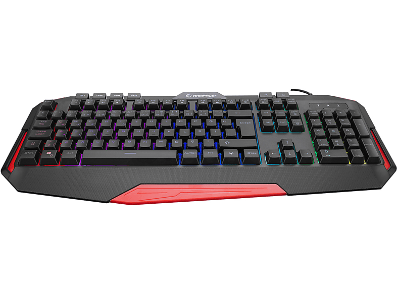 RAMPAGE KB-RX7 Alpor Pro USB RGB Aydınlatmalı Q Gaming Oyuncu Klavyesi Siyah_2