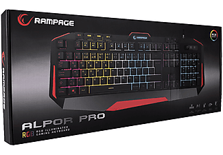 RAMPAGE KB-RX7 Alpor Pro USB RGB Aydınlatmalı Q Gaming Oyuncu Klavyesi Siyah_4