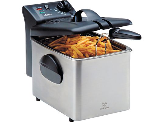 KOENIG Fry 3 - Friteuse - 2100 watts - Noir/Argent - Friteuse (Argent)