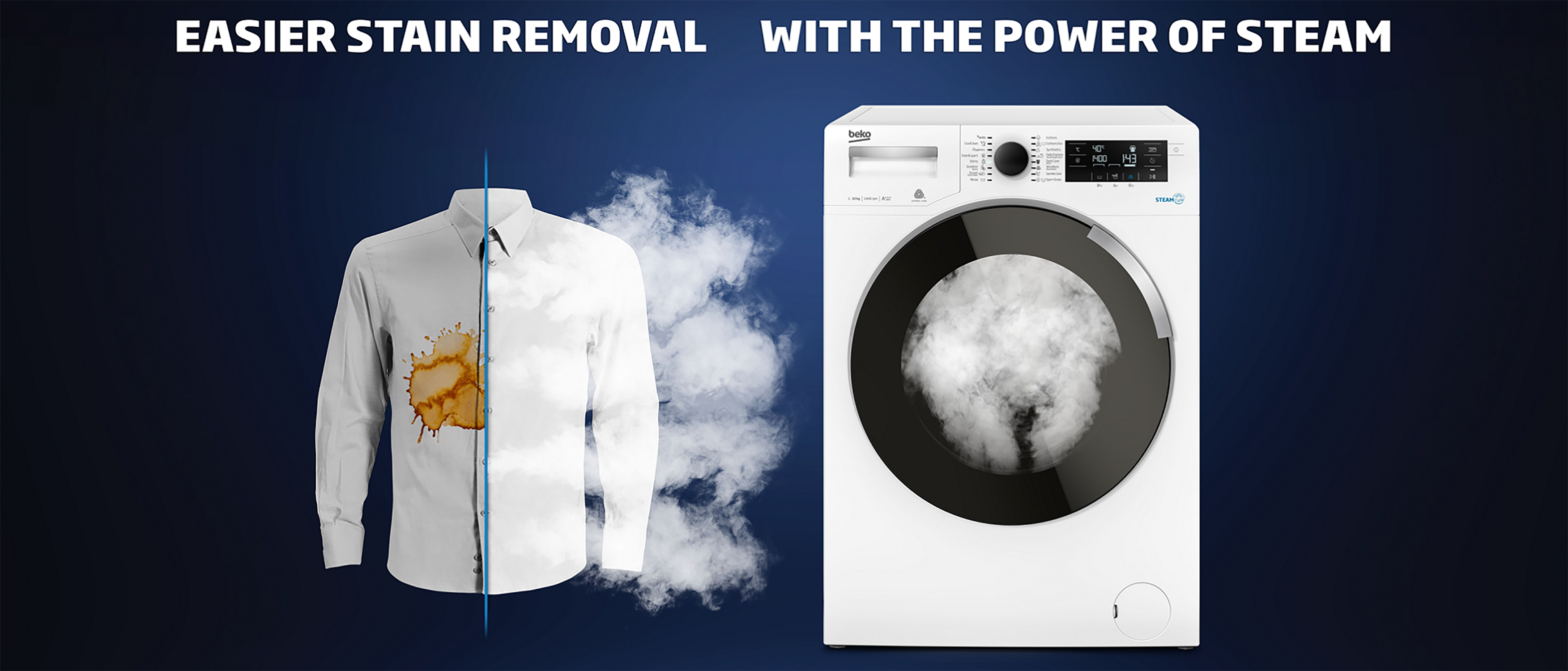BEKO WTV8814MMC1 SteamCure Wasmachine