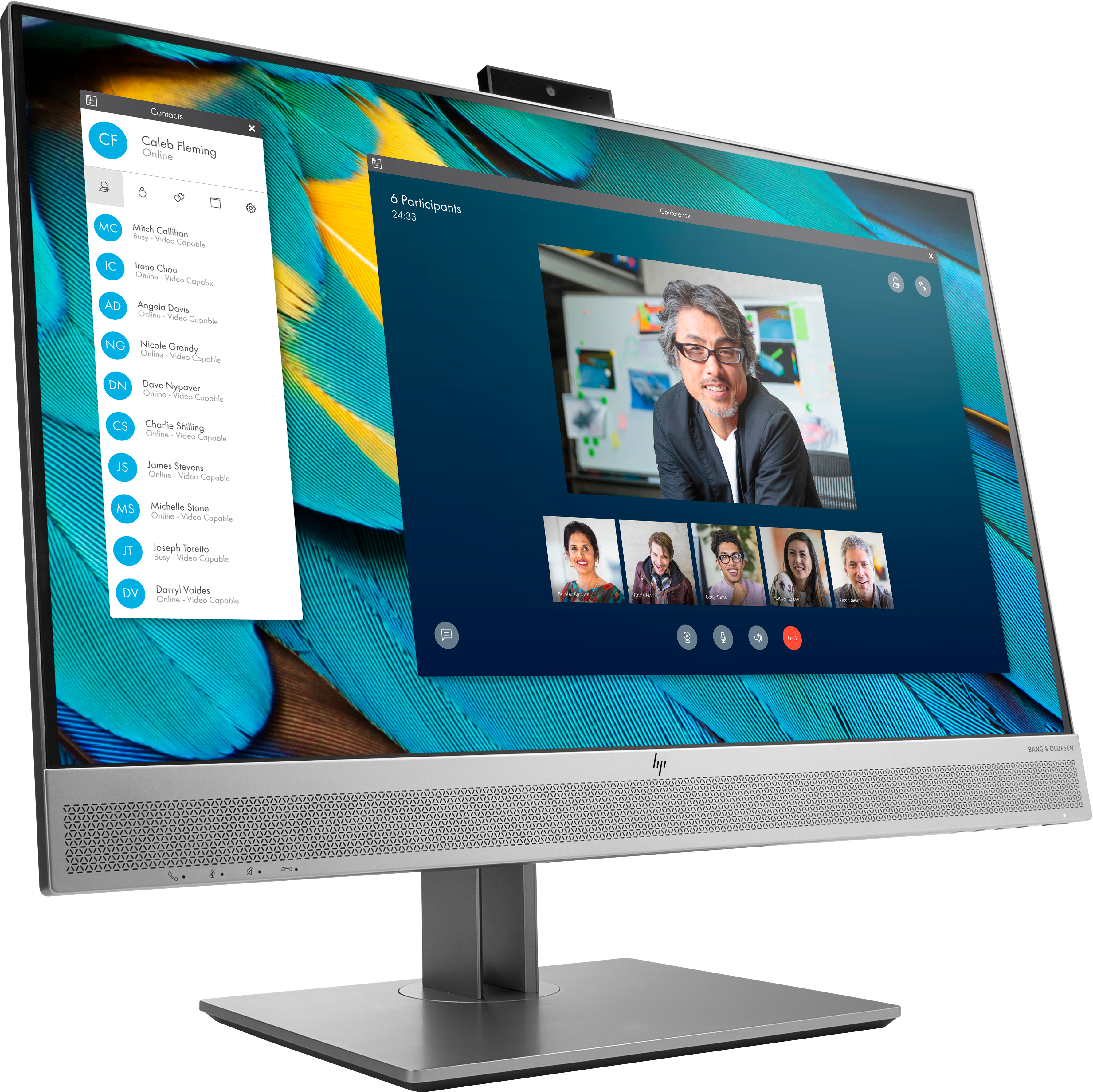 HP Monitor EliteDisplay E243m, 23.8 Zoll, silber (1FH48AA) 23,8 Zoll Monitor, Full-HD, 5 ms Reaktionszeit, 250 cd/m², 60 Hz, Silber
