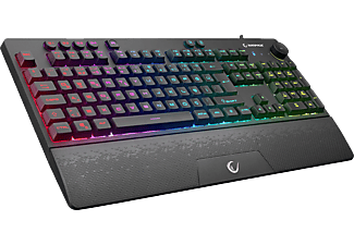 RAMPAGE KB-GX65 Simula USB RGB Aydınlatmalı 4 Makro Tuşlu Bilek Destekli Gaming Oyuncu Klavyesi Siyah_0