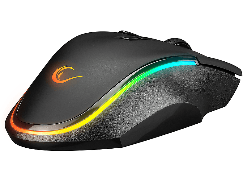 RAMPAGE SMX-G72 GreedyY 8 Tuşlu Double Click RGB Makrolu 7200dpi Gaming Mouse Siyah_4