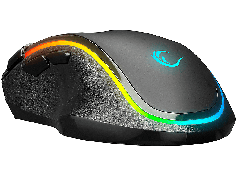 RAMPAGE SMX-G72 GreedyY 8 Tuşlu Double Click RGB Makrolu 7200dpi Gaming Mouse Siyah_5