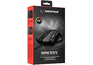 RAMPAGE SMX-G72 GreedyY 8 Tuşlu Double Click RGB Makrolu 7200dpi Gaming Mouse Siyah_7