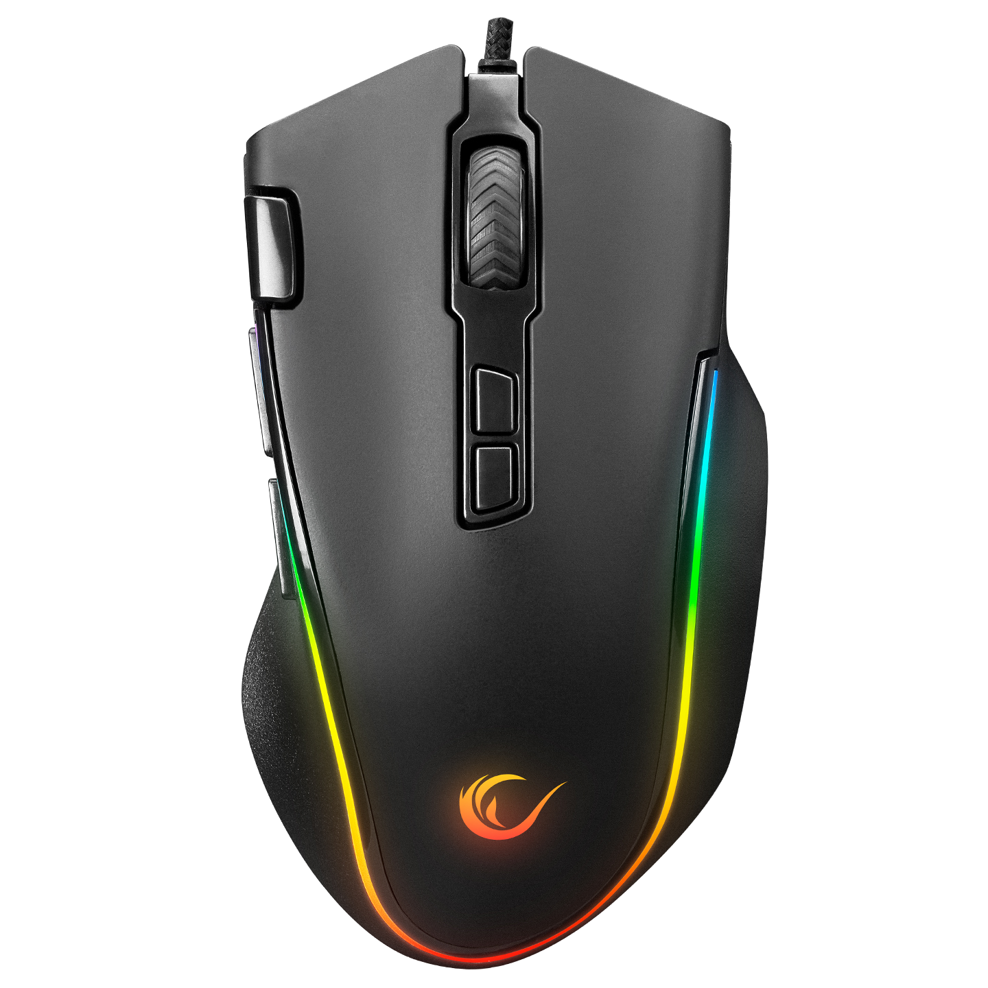 RAMPAGE SMX-G72 GreedyY 8 Tuşlu Double Click RGB Makrolu 7200dpi Gaming Mouse Siyah